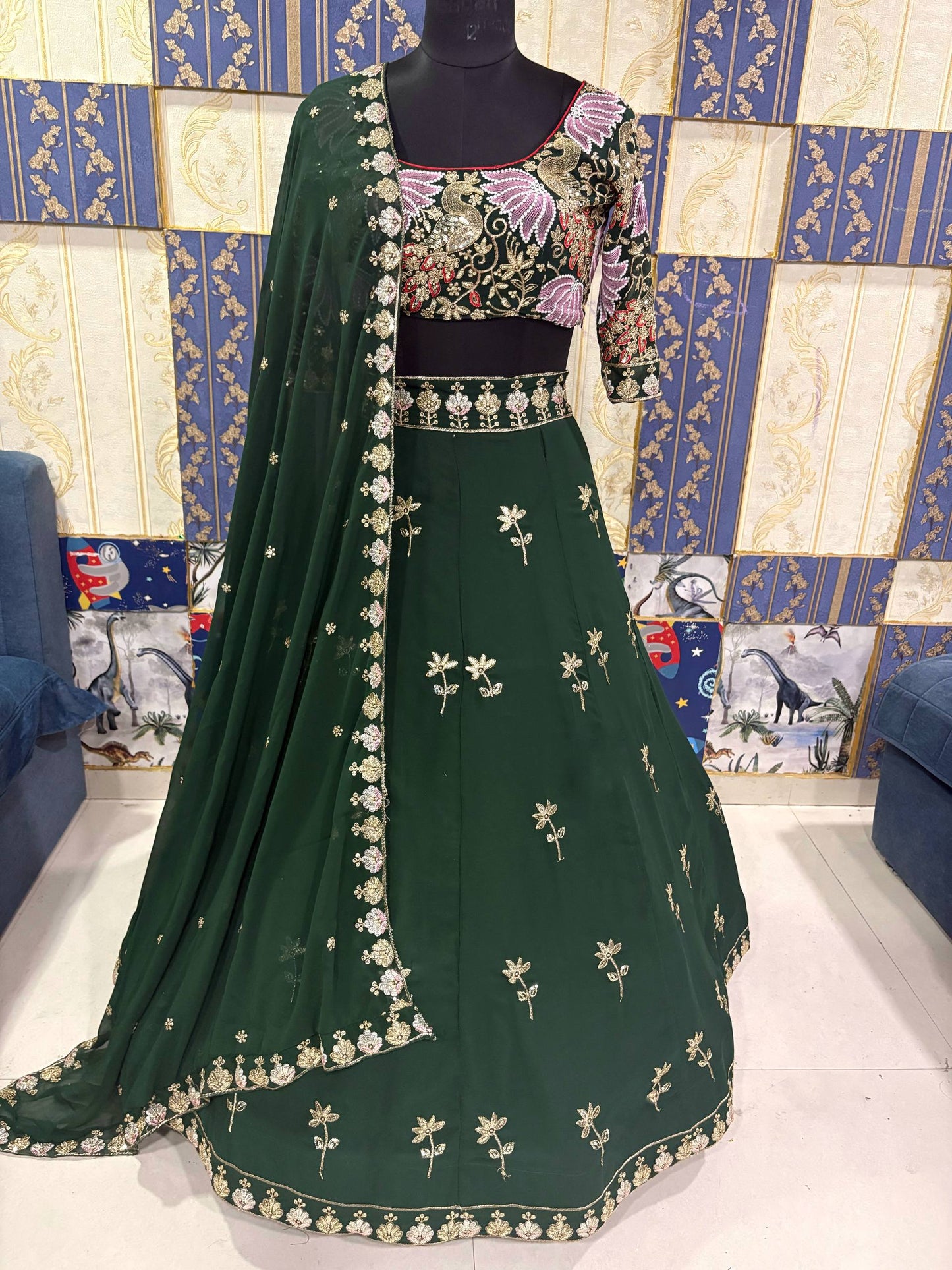 Designer Fox Georgette Lehenga Collection