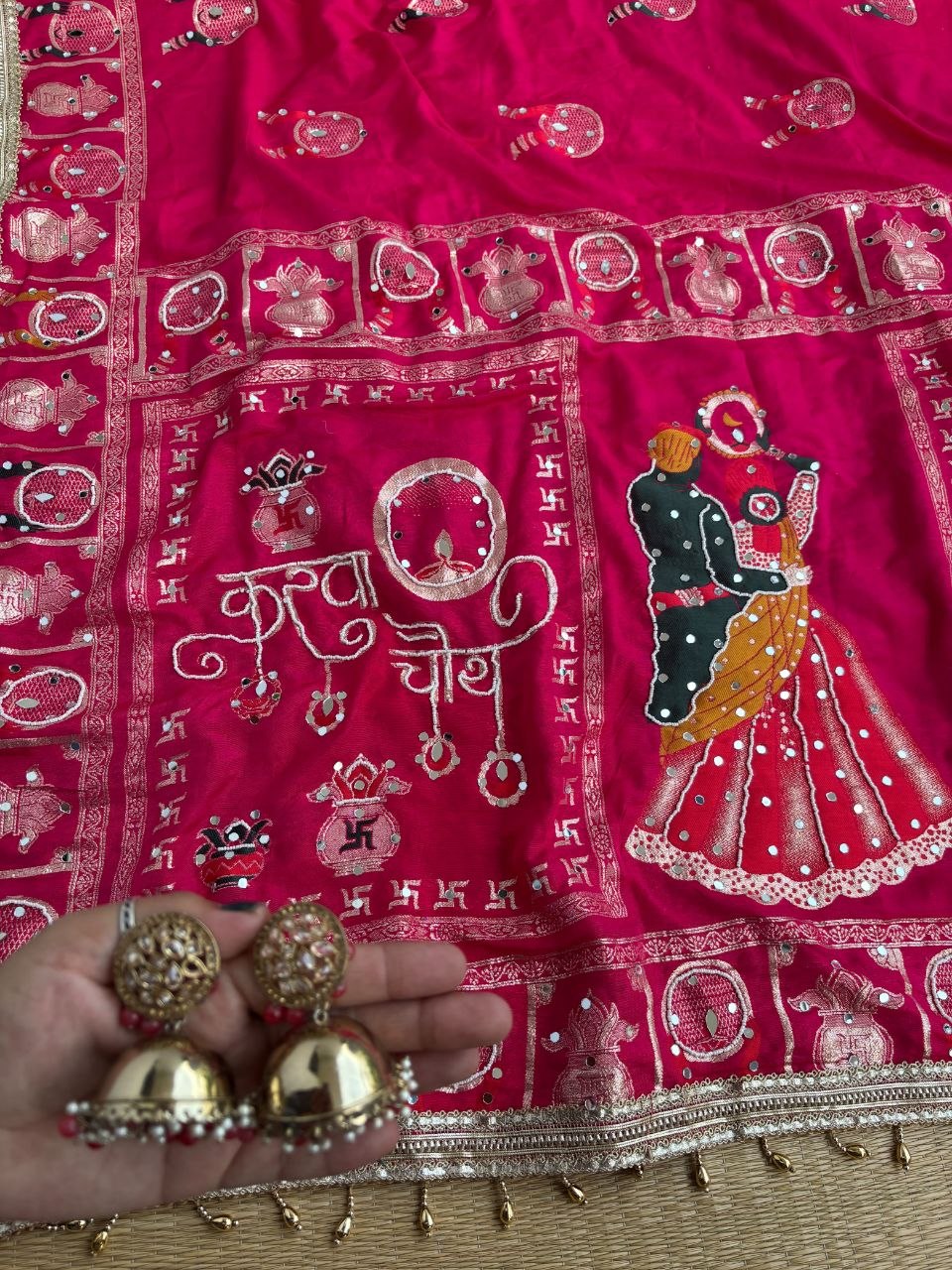 Very Pretty Nd Beautiful Women wearing this Red colour