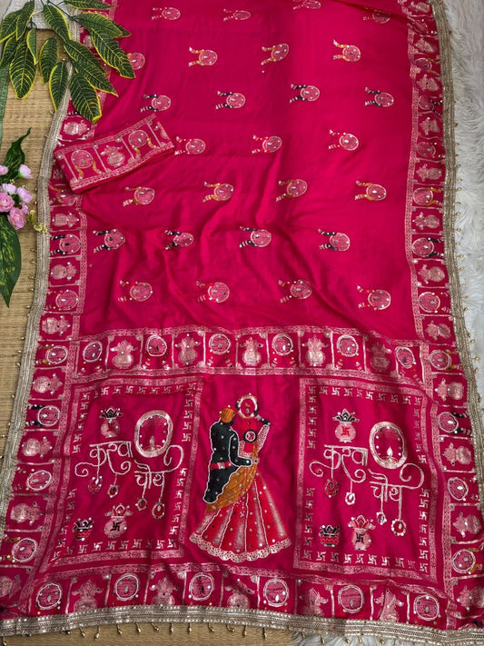 Very Pretty Nd Beautiful Women wearing this Red colour