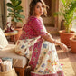 Soft Chinnon Silk with beautiful Print Saree