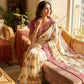 Soft Chinnon Silk with beautiful Print Saree