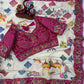 Soft Chinnon Silk with beautiful Print Saree