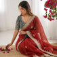 Sequance and Zari Embroidery Work Saree