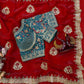 Sequance and Zari Embroidery Work Saree