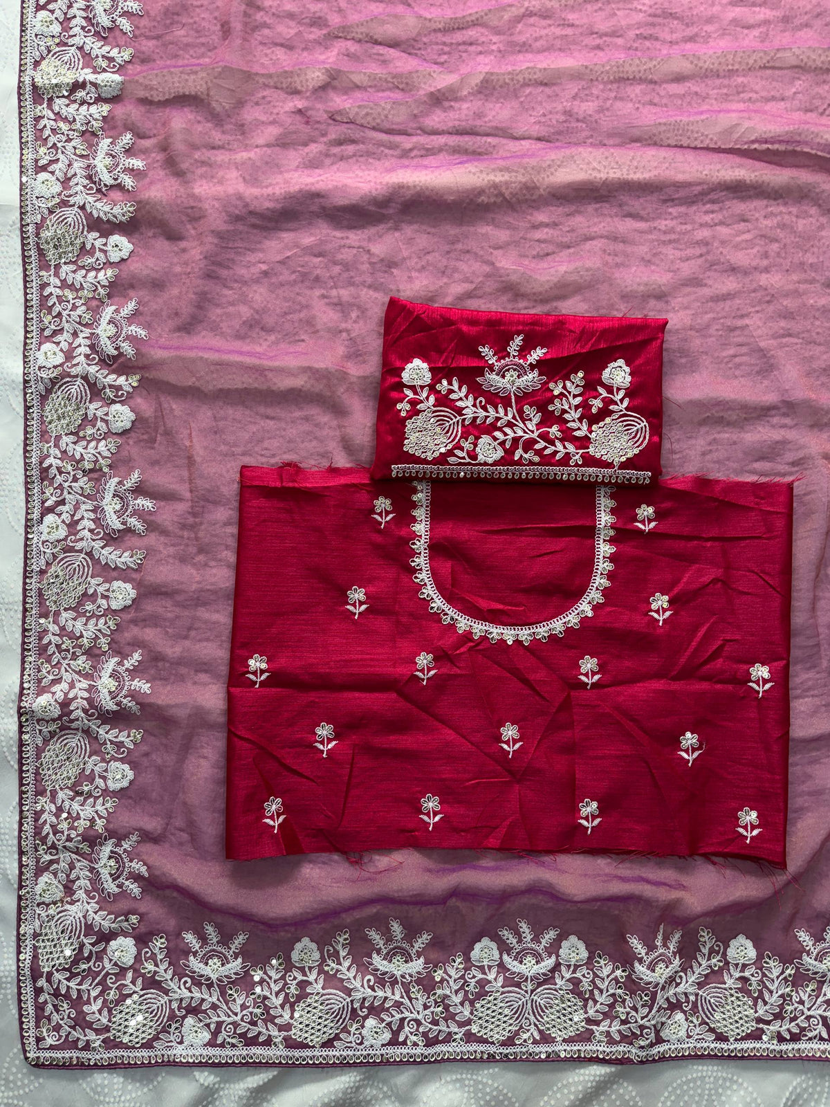 Wedding Special Party Wear Pure Gabana Silk saree