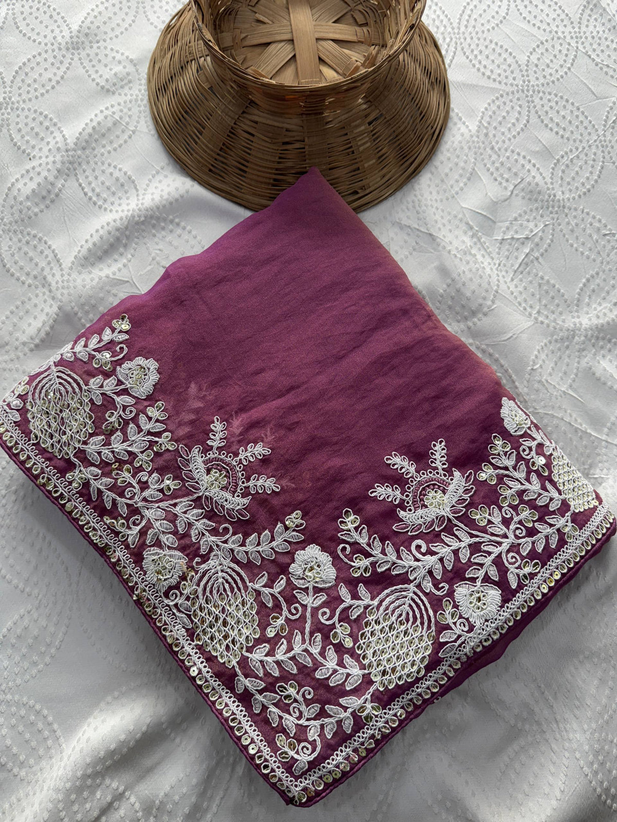 Wedding Special Party Wear Pure Gabana Silk saree
