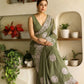 Designer Party Wear Soft Star Georgette Saree