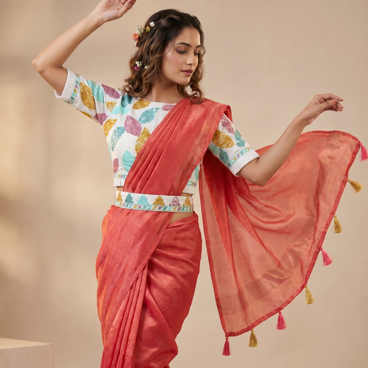 Launching New Designer saree