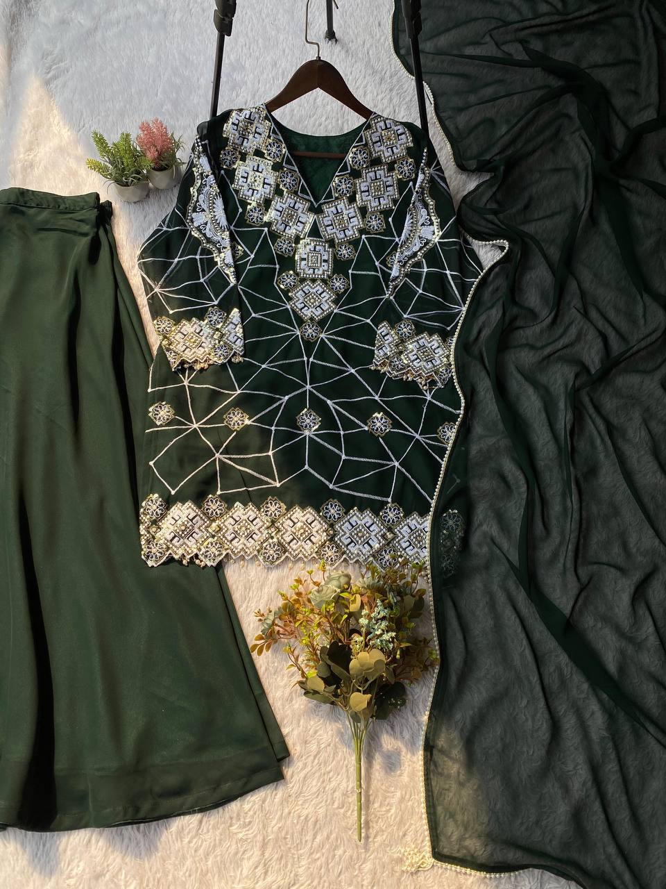 EID EXCLUSIVE AND TRENDY FOR WEDDING SEASON PLAZZO