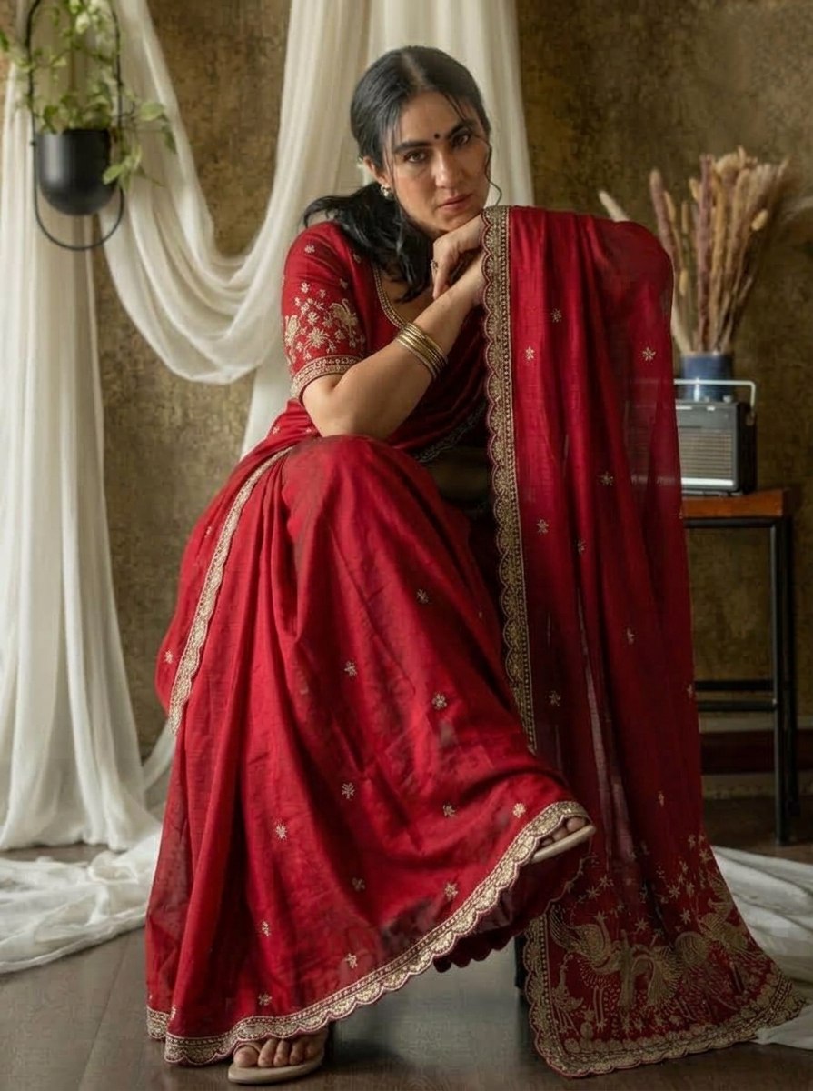 Party Wear Soft Rangoli Silk Saree