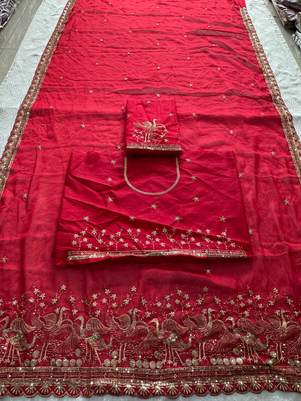 Party Wear Soft Rangoli Silk Saree