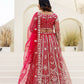Sehen Sie umwerfend aus in diesem wunderschönen cremefarbenen Lehenga-Set