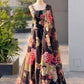 Pure Organza digital printed lehnga 8mtr flair lehnga