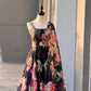 Pure Organza digital printed lehnga 8mtr flair lehnga