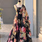 Pure Organza digital printed lehnga 8mtr flair lehnga
