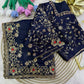 Fendy Satin in shaded fab Saree