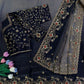 Fendy Satin in shaded fab Saree