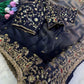 Fendy Satin in shaded fab Saree