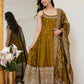 Vichitra Silk with Embroidery Zari Codding Sequins work And Dori Latkan