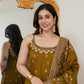 Vichitra Silk with Embroidery Zari Codding Sequins work And Dori Latkan