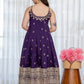 Vichitra Silk with Embroidery Zari Codding Sequins work And Dori Latkan