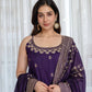 Vichitra Silk with Embroidery Zari Codding Sequins work And Dori Latkan