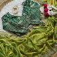 Soft Space Silk Saree With Heavy Embroidery Of Sequins Multi Thread