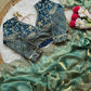 Soft Space Silk Saree With Heavy Embroidery Of Sequins Multi Thread