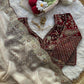 Soft Space Silk Saree With Heavy Embroidery Of Sequins Multi Thread