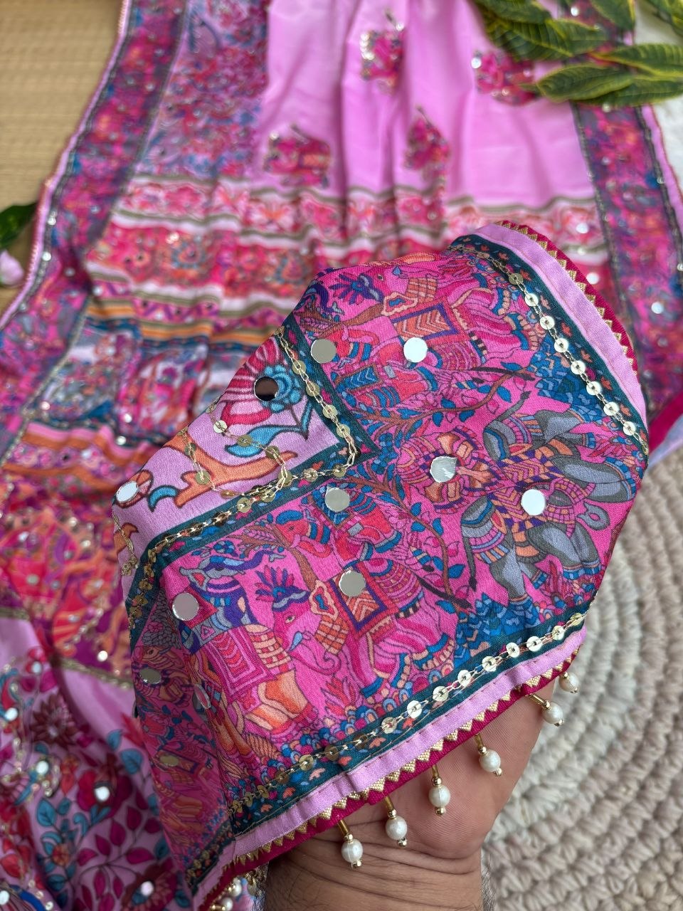 Very Soft and Elegant Rich look Soft Chinon Silk Digital Print Saree
