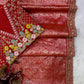 Durga Puja & Karva Chauth special red Saree