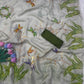 Soft Tebby silk with floral print saree