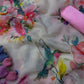 Soft Tebby silk with floral print saree