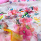 Soft Tebby silk with floral print saree