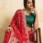 Wedding Wear Bandhej Georgette Saree