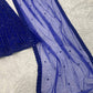 Faux Georgette lehenga with sequins & dori work choli