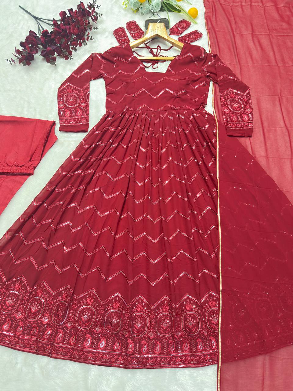 PREMIUM-FERTIGANZUG-SET AUS ANARKALI