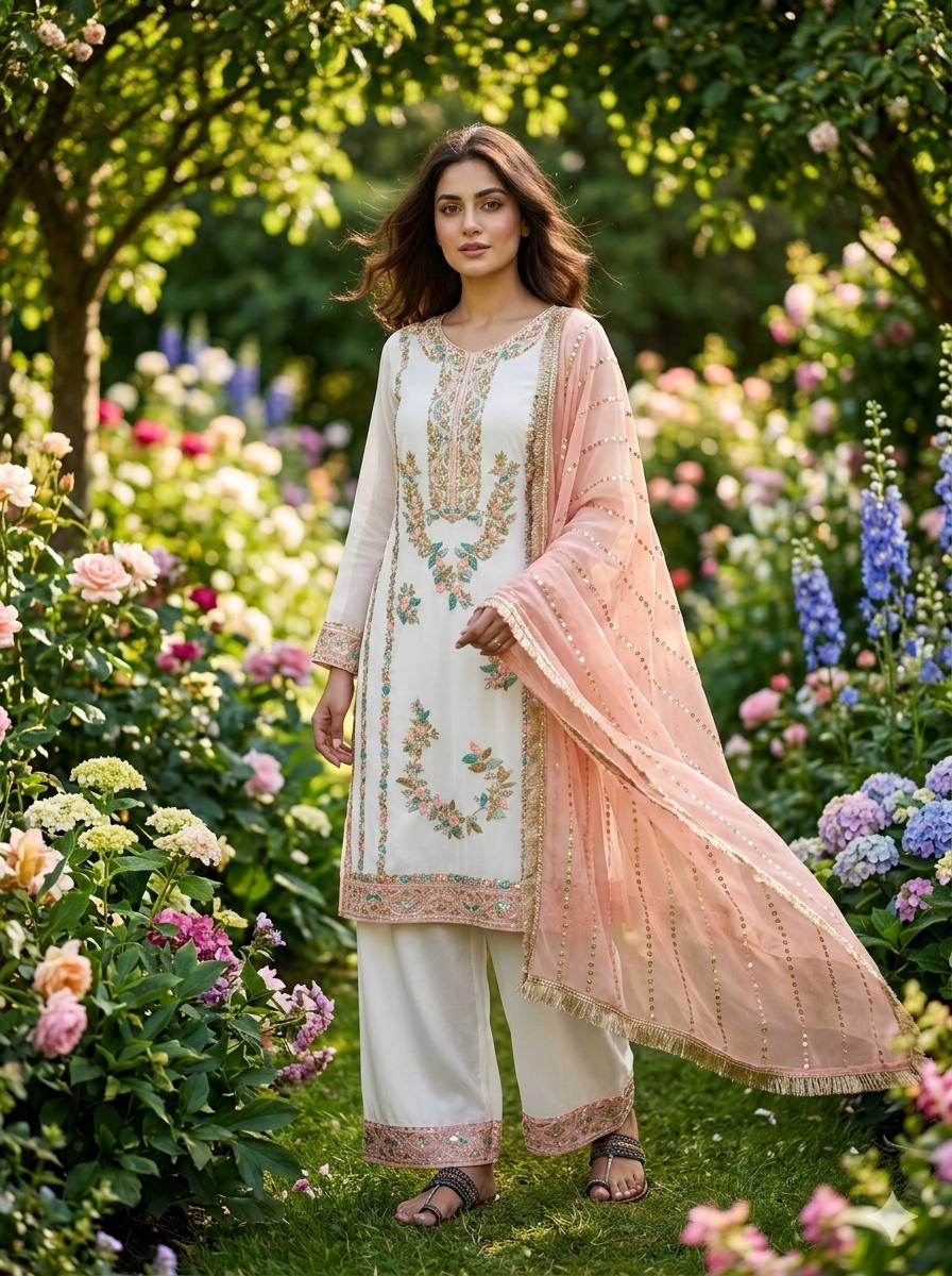 PREMIUM DESIGNER READYMADE TOP PLAZZO COLLECTIONS