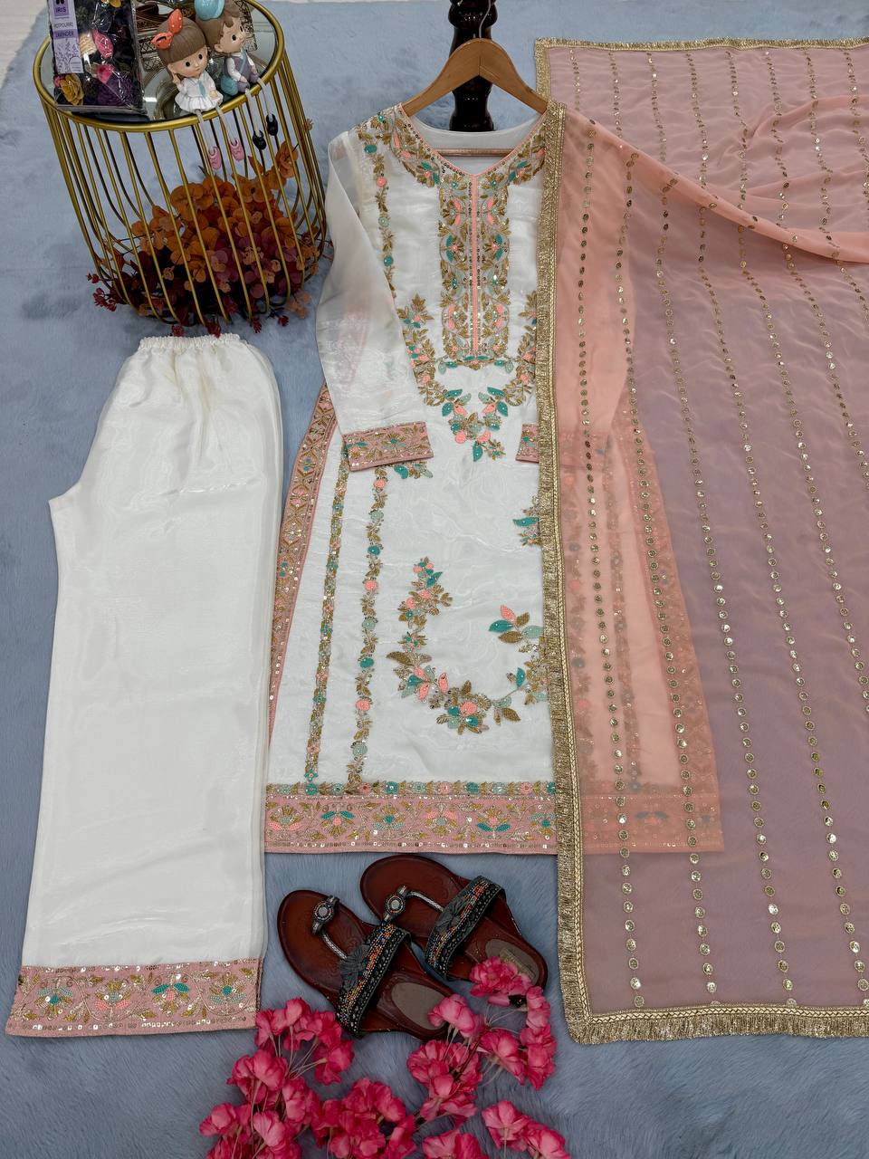 PREMIUM DESIGNER READYMADE TOP PLAZZO COLLECTIONS