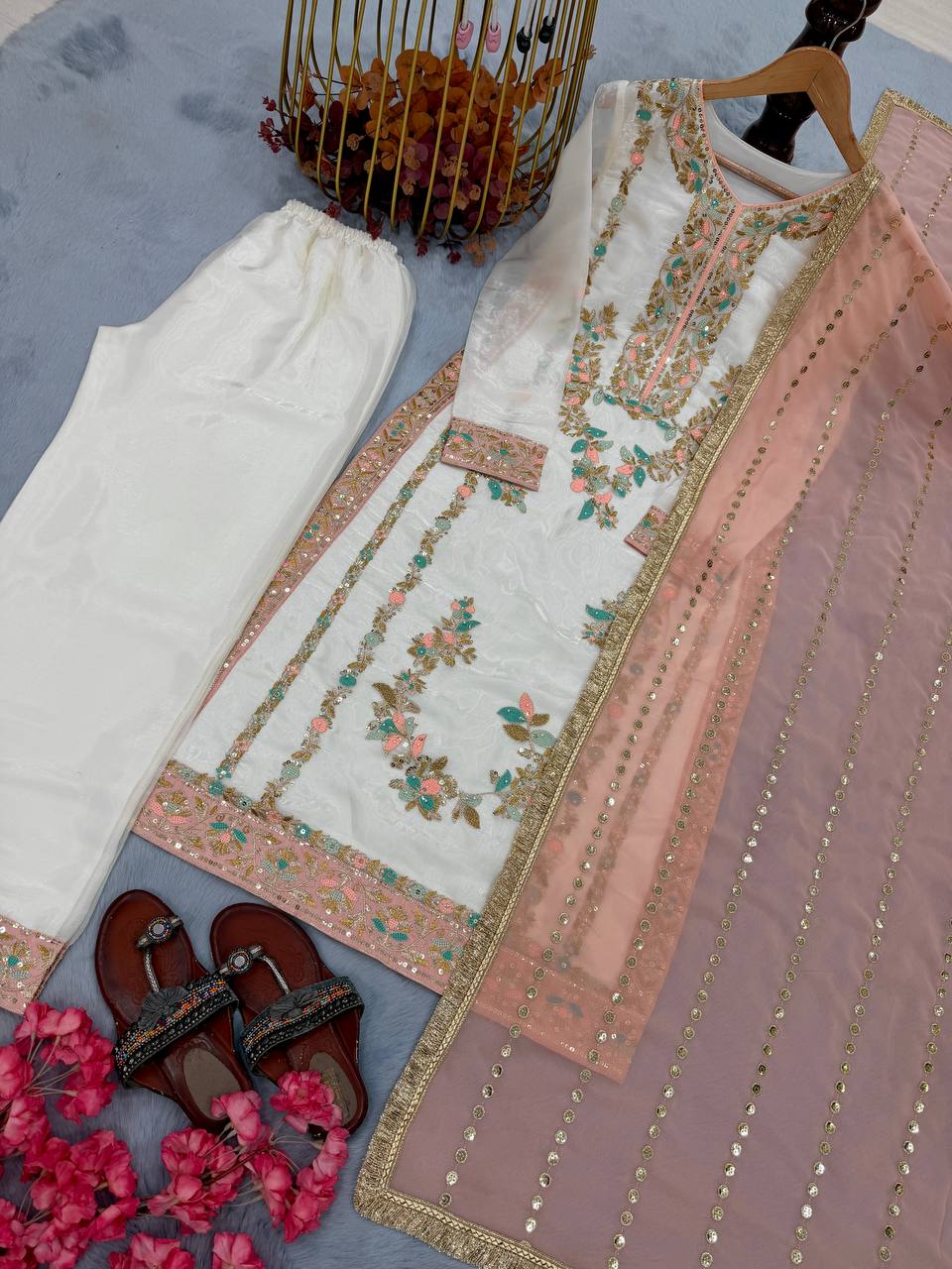 PREMIUM DESIGNER READYMADE TOP PLAZZO COLLECTIONS