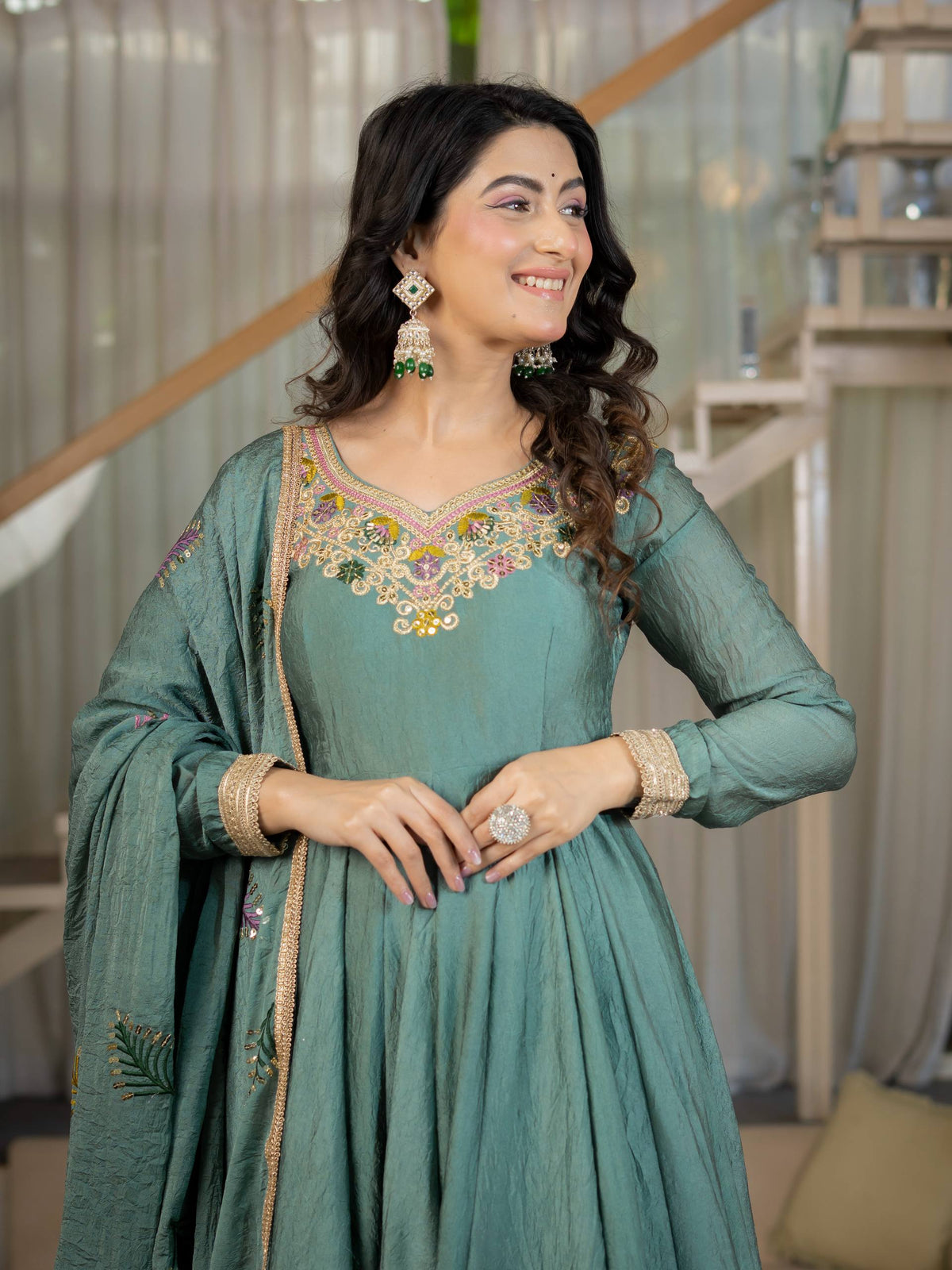 Presenting New Đěsigner Anarkali Suit In New Fancy Style