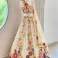 Chinon Multi Sequence Thread Embroidery work choli
