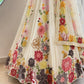 Chinon Multi Sequence Thread Embroidery work choli