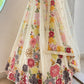 Chinon Multi Sequence Thread Embroidery work choli