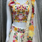 Chinon Multi Sequence Thread Embroidery work choli