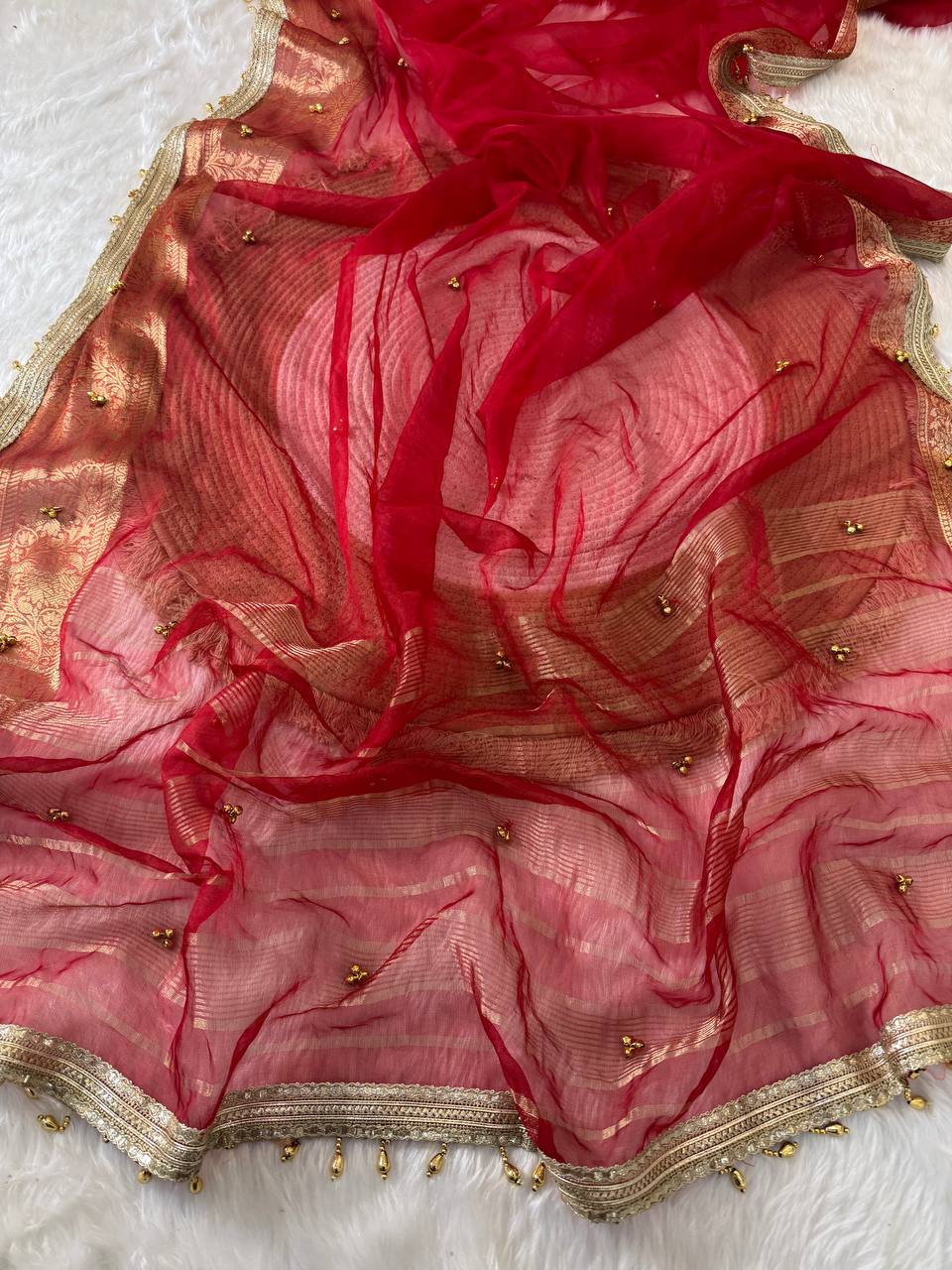Introducing our premium Ghungroo Saree