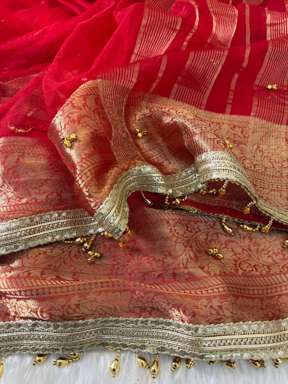 Introducing our premium Ghungroo Saree