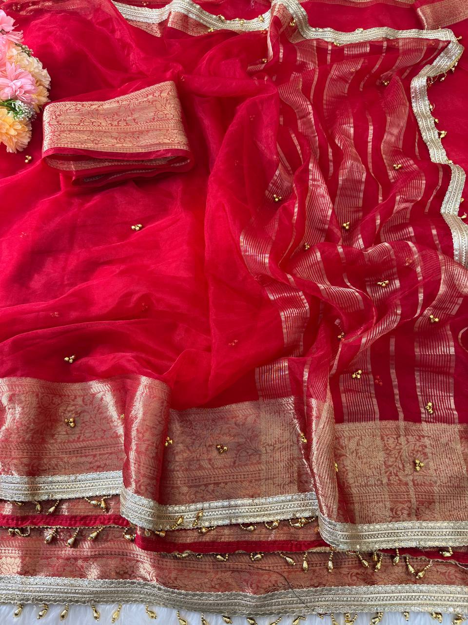 Introducing our premium Ghungroo Saree