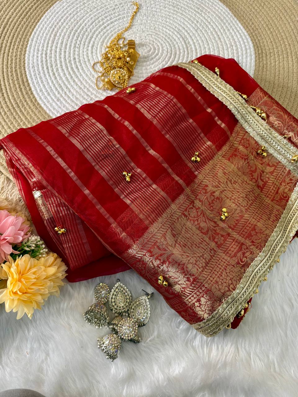 Introducing our premium Ghungroo Saree