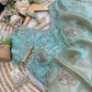 Very Soft nd Elegant rich look space silk fabric saree